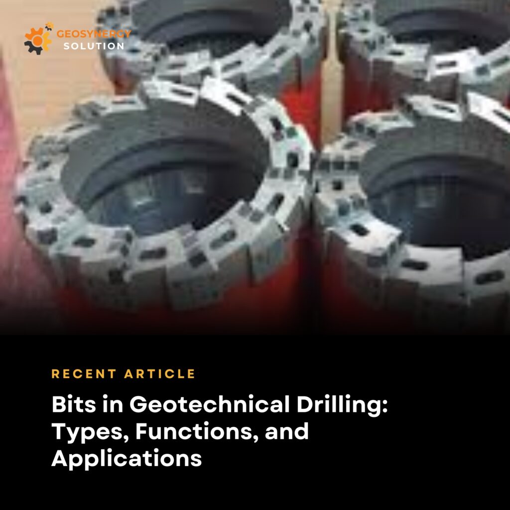 Geotechnical drilling bits for soil and rock investigation in Indonesia