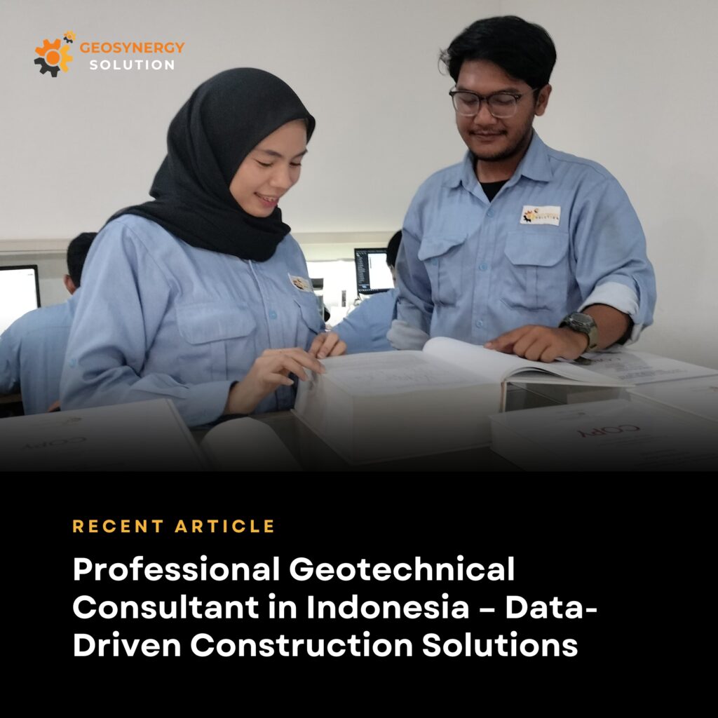 Geotechnical consultant in Indonesia providing soil investigation services