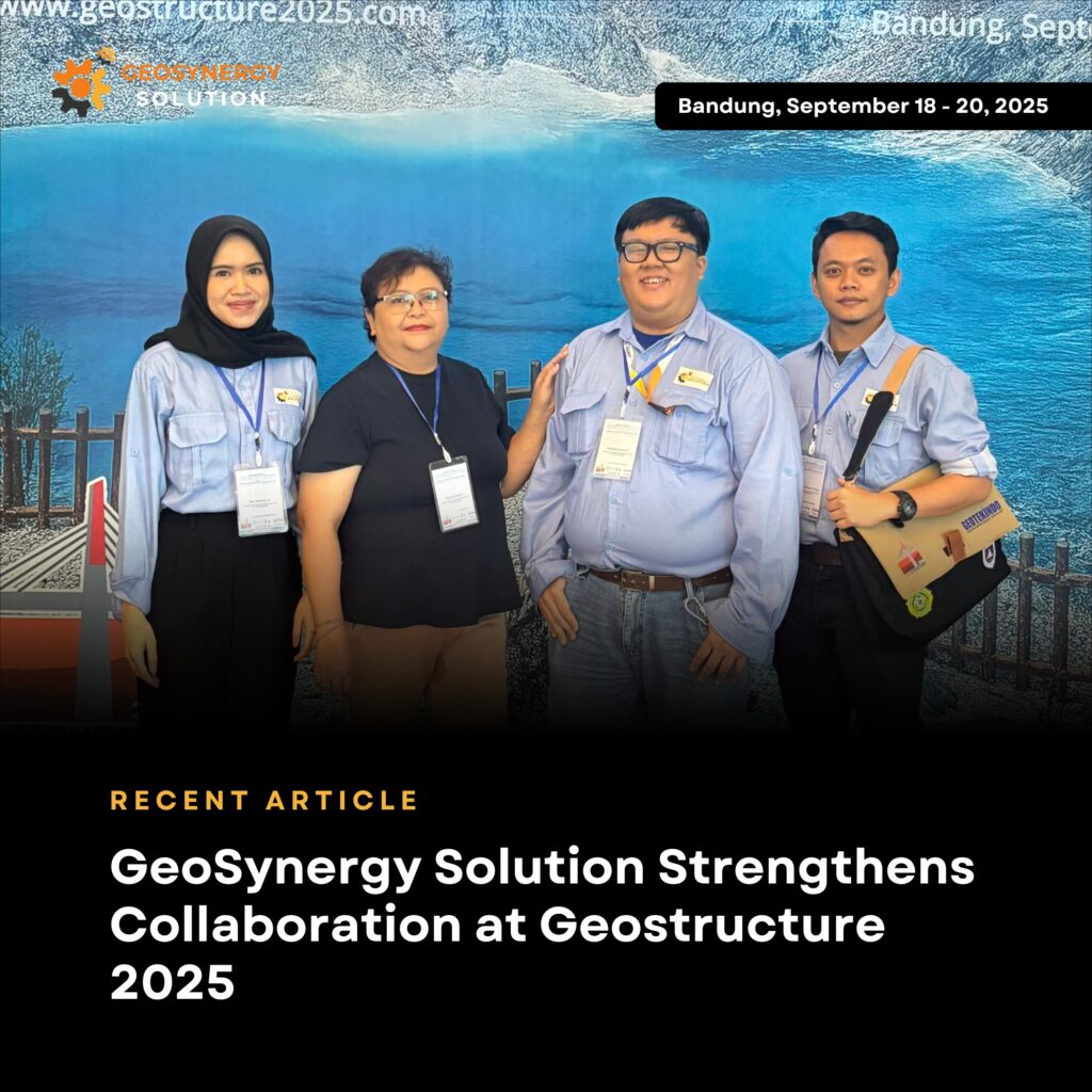GeoSynergy Solution team participating in Geostructure 2025 Bandung