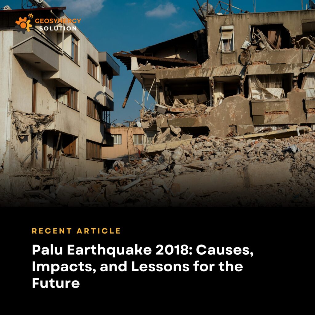 Destruction caused by the Palu Earthquake 2018 in Central Sulawesi