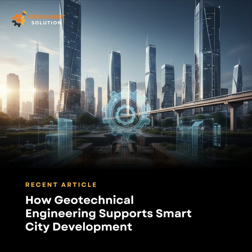 Geotechnical engineering in smart city development Indonesia
