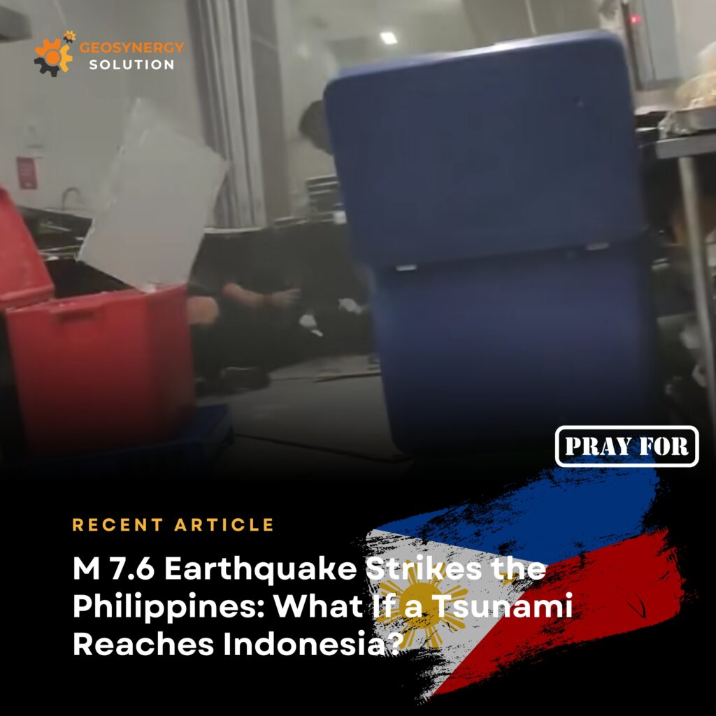 Map showing tsunami-prone areas in North Sulawesi and Papua after M 7.6 Philippines earthquake