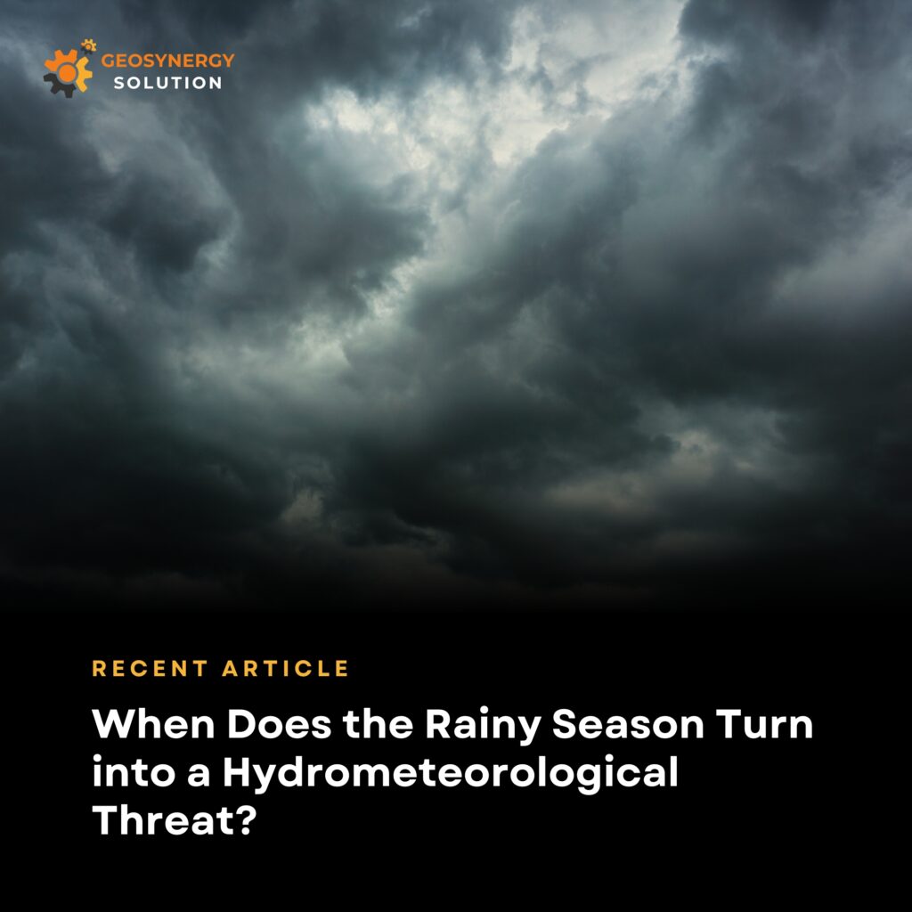 Heavy rainfall causing floods and landslides during Indonesia’s rainy season in 2025