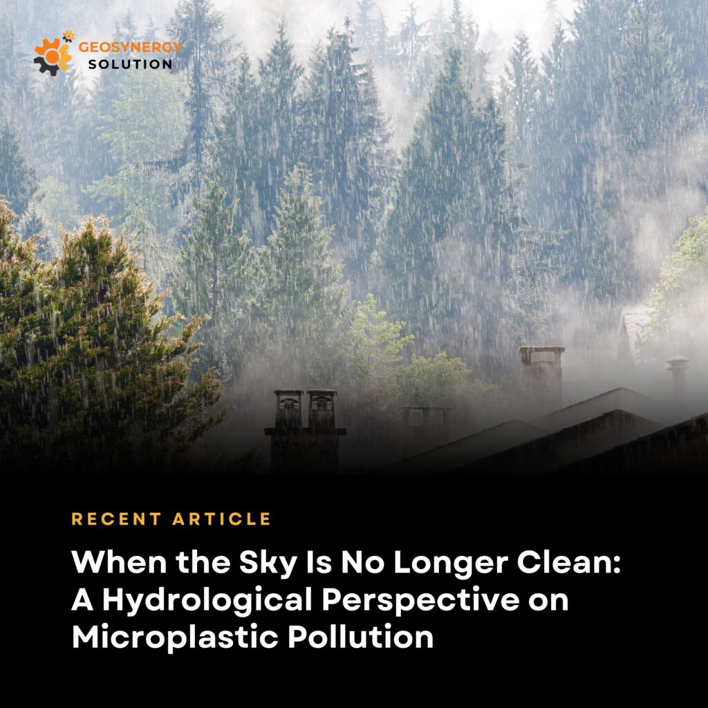 Hydrological view of microplastic pollution in rainfall and water cycle