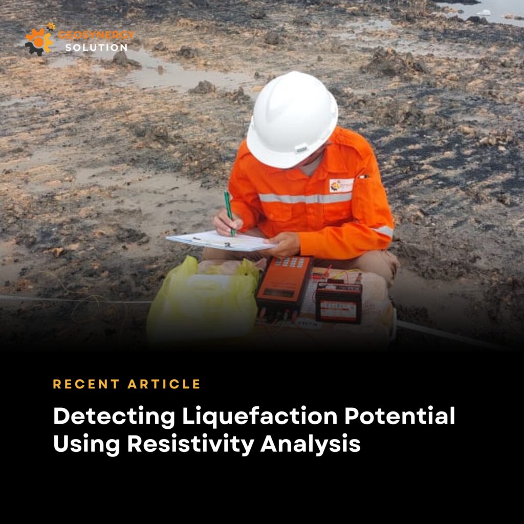 Resistivity analysis for detecting liquefaction potential