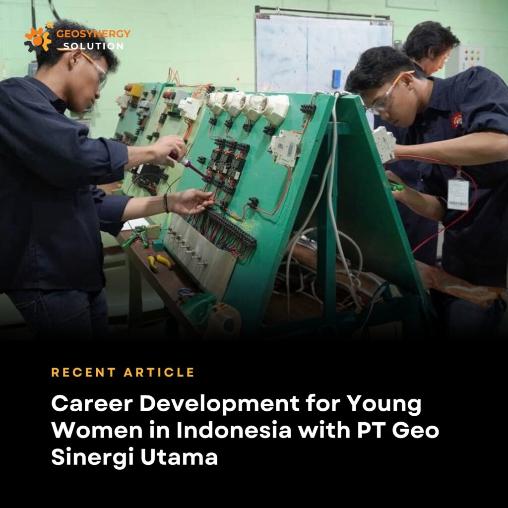 Career development for young women in Indonesia supported by PT Geo Sinergi Utama through vocational training