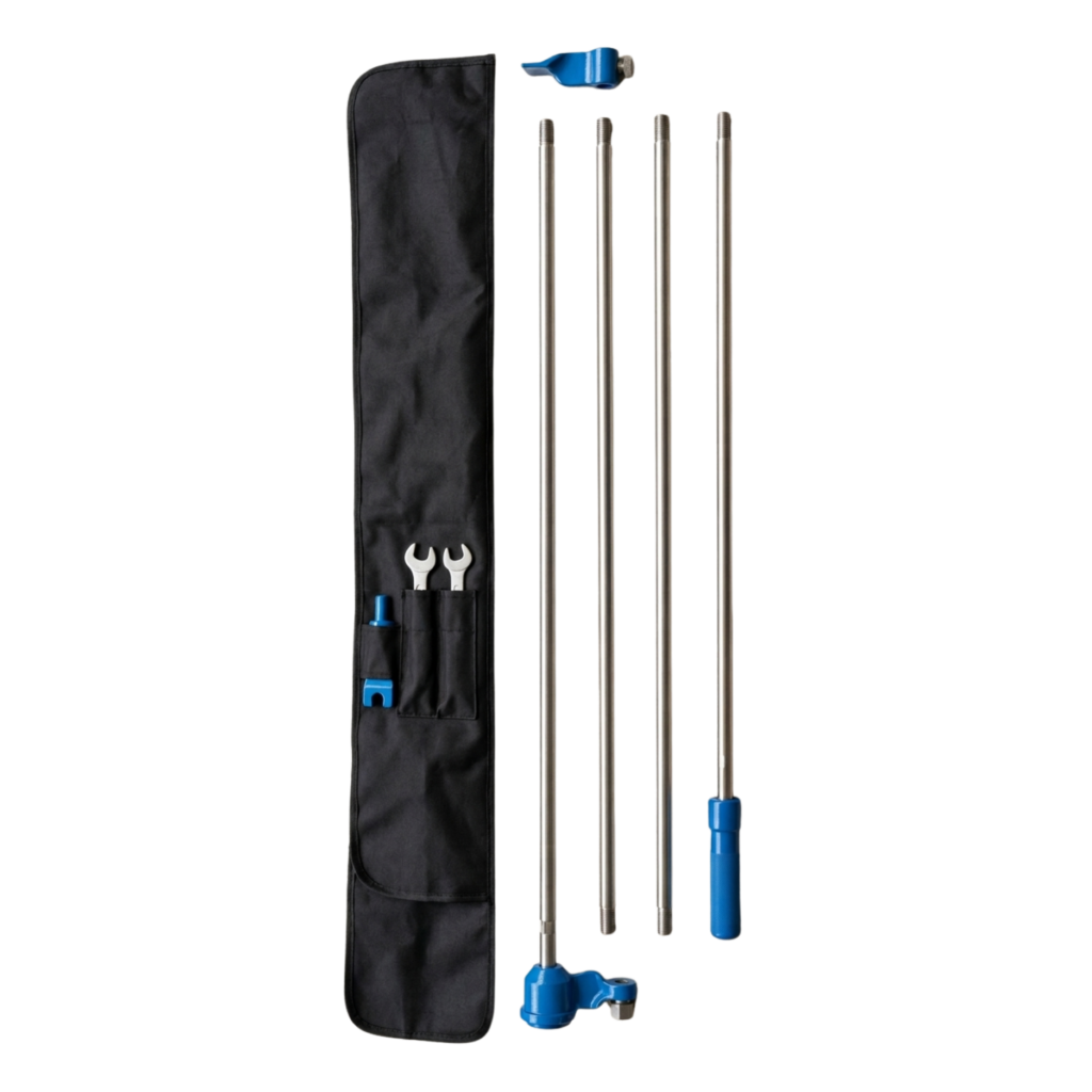Dynamic cone penetration equipment for soil strength testing